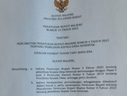 Resmi, Perbup No 04 Tahun 2023 Dicabut Melalui Perbup No 10 Tahun 2023