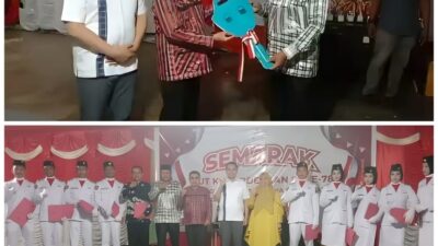 Hadiri Pesta Rakyat Kec. Malunda, Bupati Majene Serahkan 1 Unit Mobil Damkar