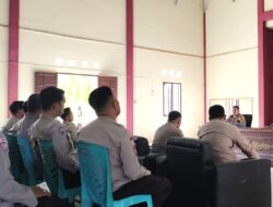 Kapolres Majene Pimpin Kegiatan Anev Tugas Bhabinkamtibmas