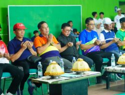 Bupati Majene Menutup Open Turnamen bulutangkis Tahun 2024.