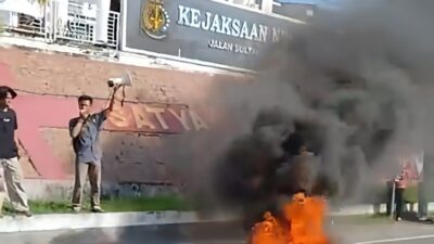 Buntut Dugaan Proyek Fiktif RSUD Majene, FORMASI Geruduk Kejari Majene