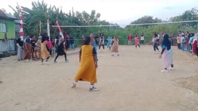 Volly Putri Daster Meriahkan HUT RI yang Ke-79