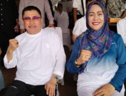 Dilatih Baris-Berbaris, Bupati Majene Terpilih Berada Dibarisan Kedua