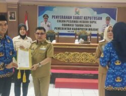 Penyerahan SK CPNS Kabupaten Majene Tahun 2024 Berjalan Lancar