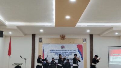 Pencak Silat Persaudaraan Setia Hati Terate Meriahkan Rangkaian Sebelum Pelantikan DPW Ikatan Jurnalis Sulbar Kabupaten Majene
