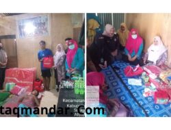 Dinsos Majene Salurkan Bantuan Sosial kepada Warga PPKS di Rangas Pa’besoang dan Konja