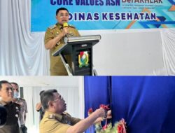 Andi Achmad Syukri Launching Core Values ASN BerAKHLAK di Dinas Kesehatan Majene
