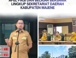 Sekda Majene Pimpin Apel Pagi dan Belajar Bersama, Perkuat Disiplin serta Kapasitas ASN