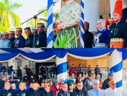 Bupati Majene Hadiri Upacara Peringatan Hari Jadi Mamuju ke-486