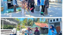 Lewat Gerakan Majene Mappaccing, UPT DPPKB Pamboang Ciptakan Lingkungan Kerja Bersih dan Sehat