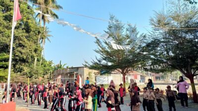 Sehat Bersama, Semangat Belajar Terjaga, SDN 35 Jolengmea Rutin Gelar Senam Pagi